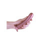 Dildo vaginale con ventosa Smooth G-Spot Dildo 7'' / 17 cm Rose Gold