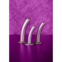 Dildo vaginale con ventosa Smooth G-Spot Dildo 7'' / 17 cm Rose Gold