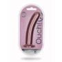 Dildo vaginale con ventosa Smooth G-Spot Dildo 7'' / 17 cm Rose Gold