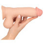 Fallo grosso vaginale anale in silicone realistico con ventosa Dildo with moveable Skin