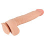 Fallo realistico maxi con ventosa Dildo with moveable Skin 24.7 cm