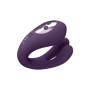 Vibratore per slip Triple Action Vibator with Clitoral Pulse Wave Purple