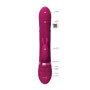 Vibratore vaginale rabbit Vibrating and Rotating Beads, G-Spot Rabbit Pink
