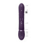 Vibratore vaginale rabbit Vibrating and Rotating Beads, G-Spot Rabbit Purple
