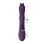 Vibratore vaginale rabbit Triple Action Vibrating Rabbit with PulseWave Shaft Purple