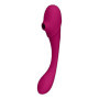 Vibratore vaginale Double Ended Pulse Wave Air-Wave Bendable Vibrator Pink