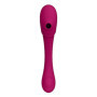 Vibratore vaginale Double Ended Pulse Wave Air-Wave Bendable Vibrator Pink