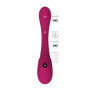 Vibratore vaginale Double Ended Pulse Wave Air-Wave Bendable Vibrator Pink