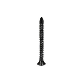 Fallo anale con ventosa Swirled Anal Snake 16''/ 40 cm Black