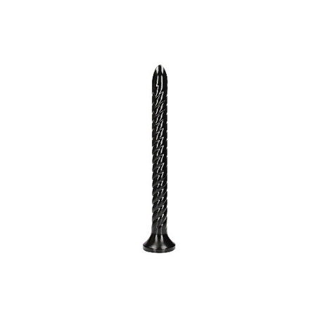 Fallo anale con ventosa Swirled Anal Snake 16''/ 40 cm Black