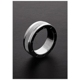 Anello fallico in acciaio cock ring ritardante COOL and KNURL C-Ring (15x55mm)