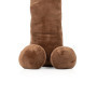 Peluches a forma di pene Penis Plushie 60 cm Brown
