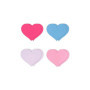 Copricapezzoli a forma di cuore Pasties Heart II Assort 4 Pair
