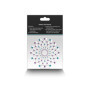 Copricapezzoli con strass Pasties Charm III blue & purple