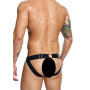 Slip erotico uomo in eco pelle DNGEON Chain Jockstrap