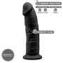 Fallo realistico con ventosa Model 2 22.8 cm black