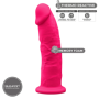 Fallo realistico con ventosa Model 2 22.8 cm pink
