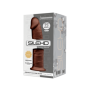 Fallo realistico con ventosa Model 2 19 cm brown