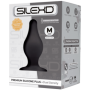 Plug con ventosa Model 2 M 9.3 cm Black