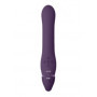 Vibratore vaginale anale strap on in silicone realistico Dual Pulse-Wave & Airwave Strapless Purple