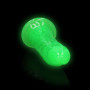 Fallo vaginale anale realistico con ventosa Slim Dildo Suction Cup 18 cm Neon Green