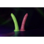 Fallo vaginale anale realistico con ventosa Slim Dildo Suction Cup 18 cm Neon Green