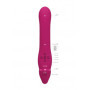 Vibratore strap on vaginale anale in silicone Dual Pulse-Wave & Airwave Strapless Pink