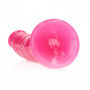 Fallo vaginale anale realistico con ventosa Slim Dildo Suction Cup 18 cm Neon Pink