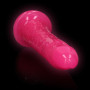 Fallo con ventosa glow in the dark anale vaginale Slim Dildo Suction Cup 20 cm Neon Pink