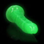 Fallo anale vaginale realistico con ventosa Slim Dildo Suction Cup 22,5 cm Neon Green