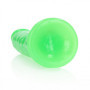 Fallo anale vaginale realistico con ventosa Slim Dildo Suction Cup 22,5 cm Neon Green