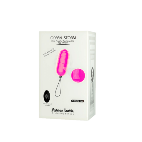 Ovetto vaginale vibrante Ocean Storm + LRS pink