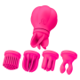 Stimolatore clitoride rotante vibrante Caress