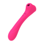 Vibratore vaginale succhia clitoride Quiver Pink