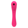 Vibratore vaginale succhia clitoride Quiver Pink