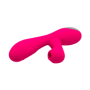 Vibratore vaginale con succhia clitoride Caribbean Shine pink
