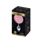 Plug anale con coda Metal Anal Fluffy Plug S pink