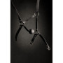 Imbracatura viso con morso Head Harness with Solid Ball Gag Black