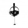 Imbracatura viso con tappo per bocca Open Mouth Gag Head Harness with Plug Stopper Black