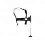 Imbracatura viso con tappo per bocca Open Mouth Gag Head Harness with Plug Stopper Black