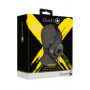 Imbracatura viso con tappo per bocca Open Mouth Gag Head Harness with Plug Stopper Black