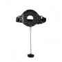 Morso con tappo Open Mouth Gag with Plug Stopper Black