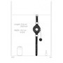 Morso con tappo Open Mouth Gag with Plug Stopper Black