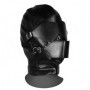 Maschera con morso Blindfolded Mask with Breathable Ball Gag Black