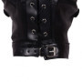 Maschera con morso Blindfolded Mask with Breathable Ball Gag Black