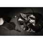 Maschera con morso Blindfolded Mask with Breathable Ball Gag Black
