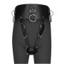 Imbracatura con supporto vibratore Belt with Vibrator Holder Black