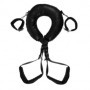 Fascia con manette per polsi e cosce Padded Thigh Sling with Hand Cuffs Black