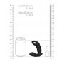 Vibratore per prostata Beaded Vibrating Prostate Massager with Remote Control Black