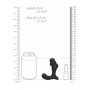 Vibratore per prostata Bent Vibrating Prostate Massager with Remote Control Black